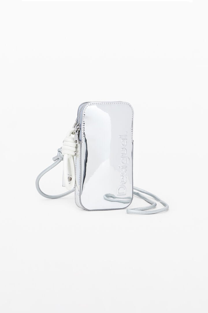 Telefoonhouder-portemonnee van imitatieleer | Desigual