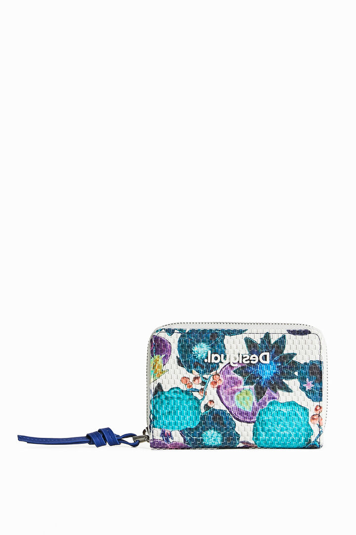 Floral braided wallet | Desigual