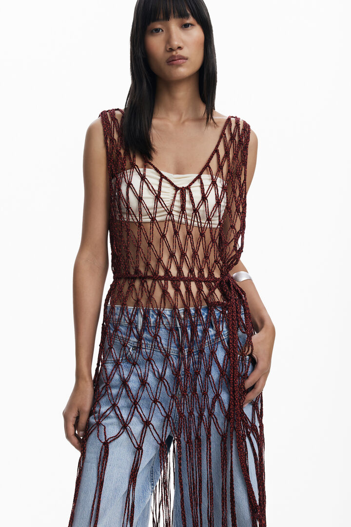 Wrap dress red | Desigual