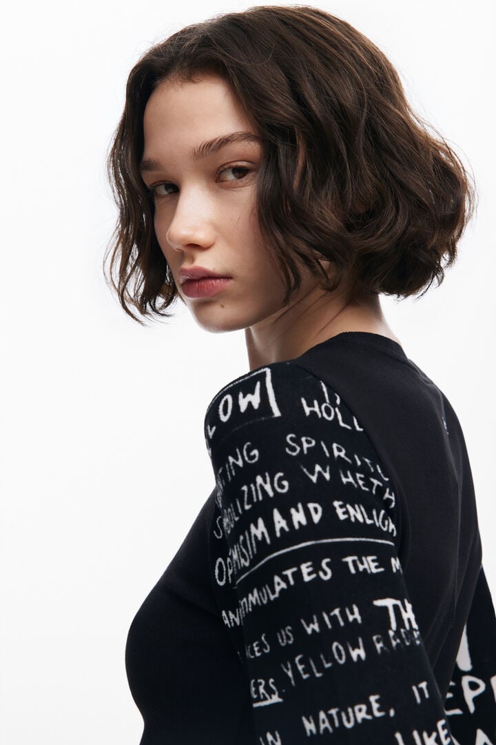 Oversized knit cardigan | Desigual