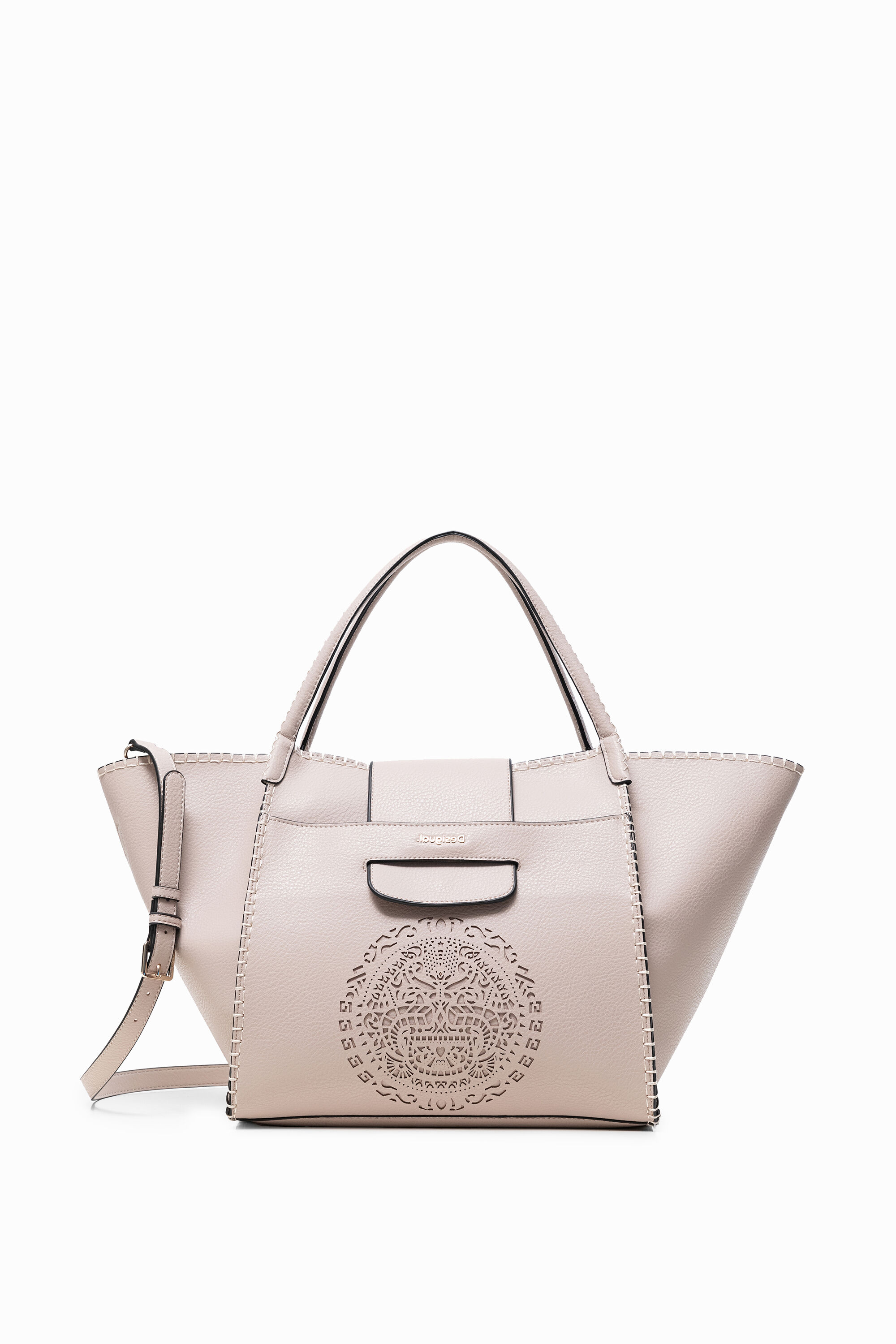 Bag with mandala tribal embossing Desigual