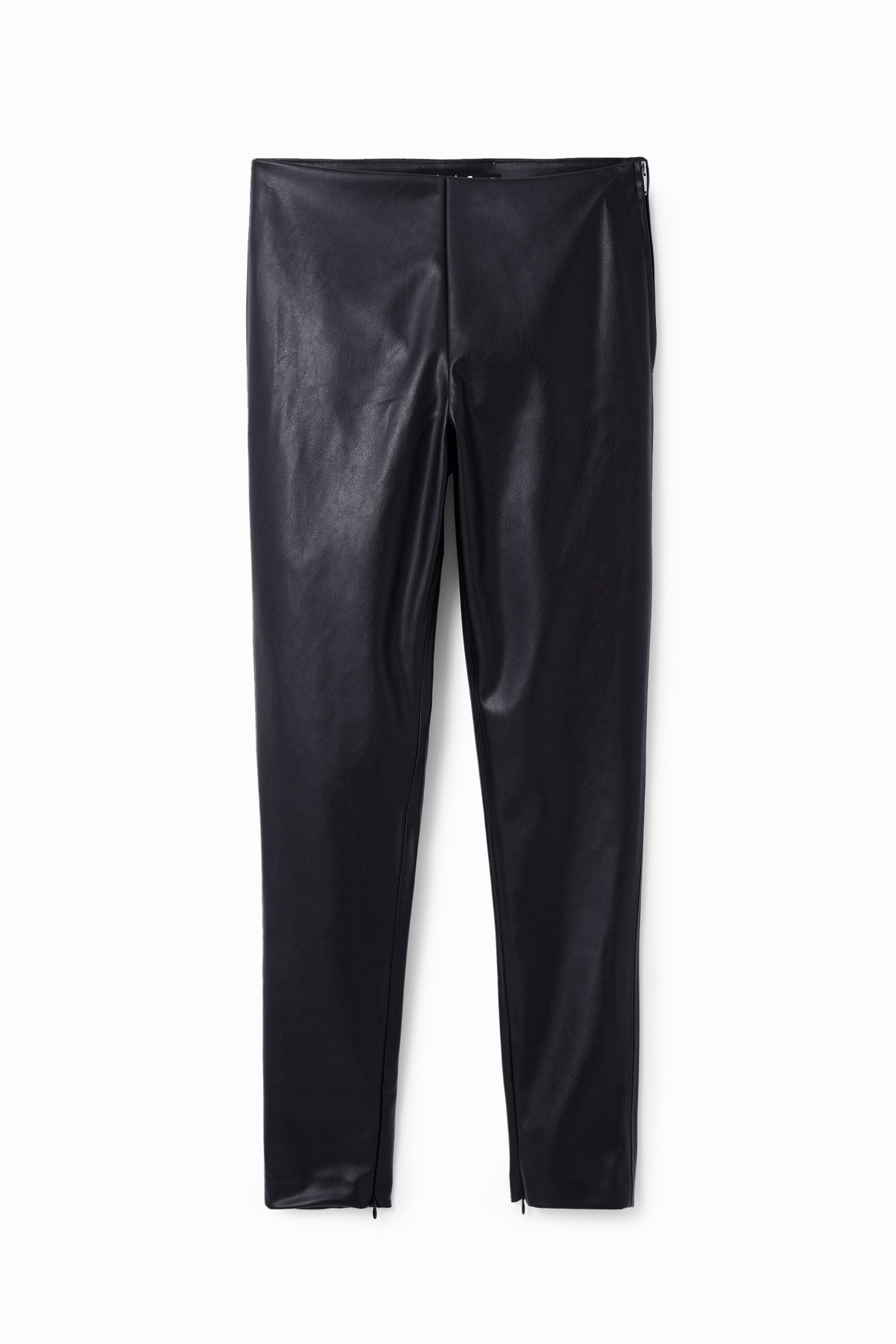 Leather-effect leggings
