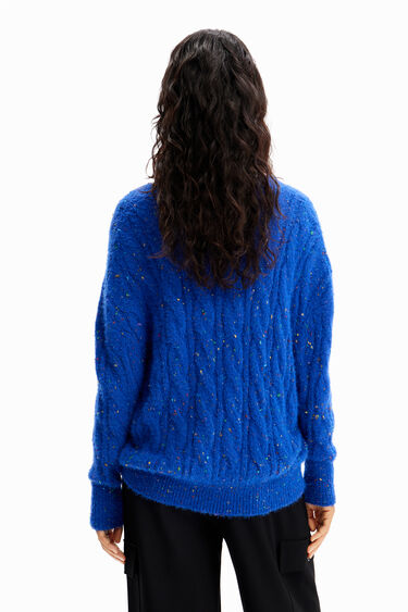 Jersey oversize trenzas | Desigual