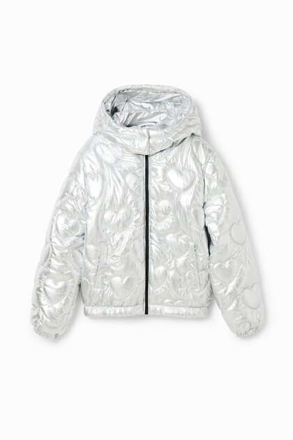 Padded heart jacket
