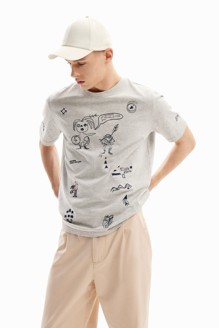 T-shirt broderies illustrations