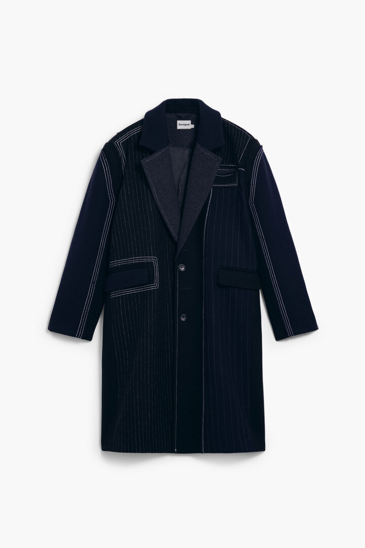 Casaco comprido listrado | Desigual