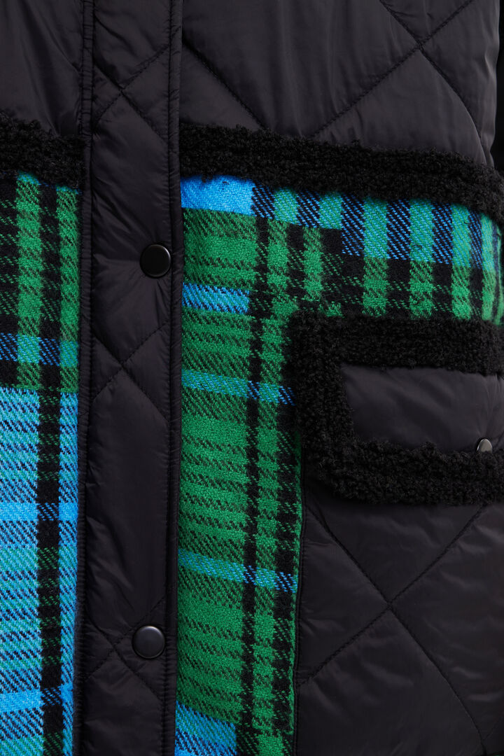 Multifunctional patchwork poncho | Desigual