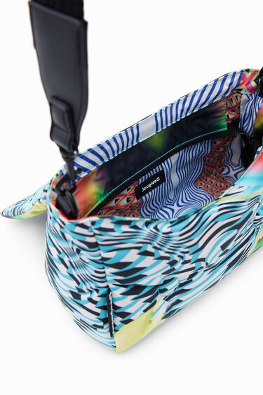 Midsize psychedelic crossbody bag | Desigual