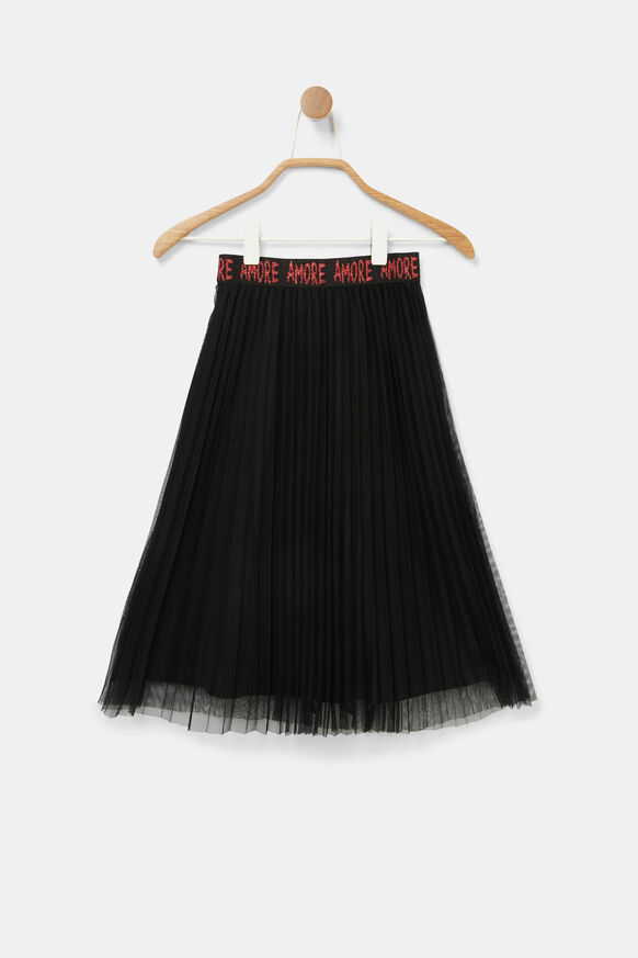 Pleated skirt tulle flowers | Desigual
