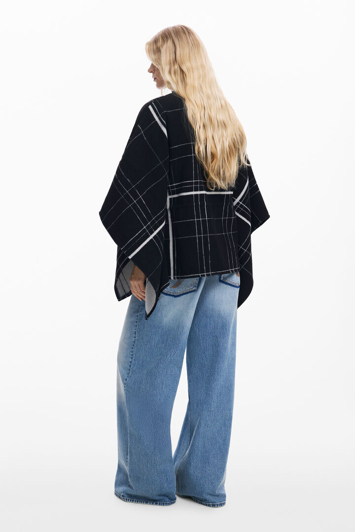 Karierter Poncho | Desigual