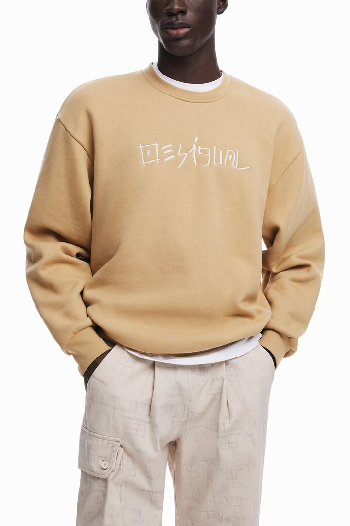 Embroidered sweatshirt | Desigual