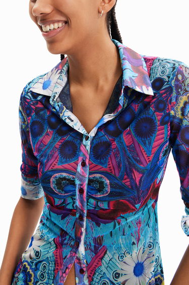 M. Christian Lacroix short slim shirt | Desigual