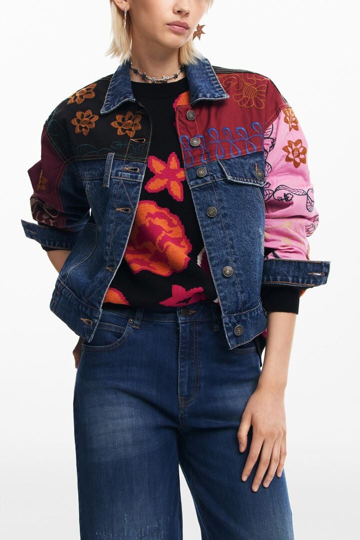 Chaqueta denim patchwork | Desigual