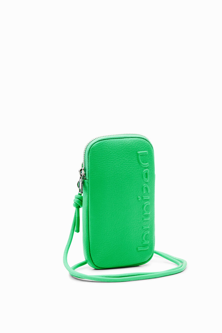 Leather-effect wallet smartphone holder | Desigual