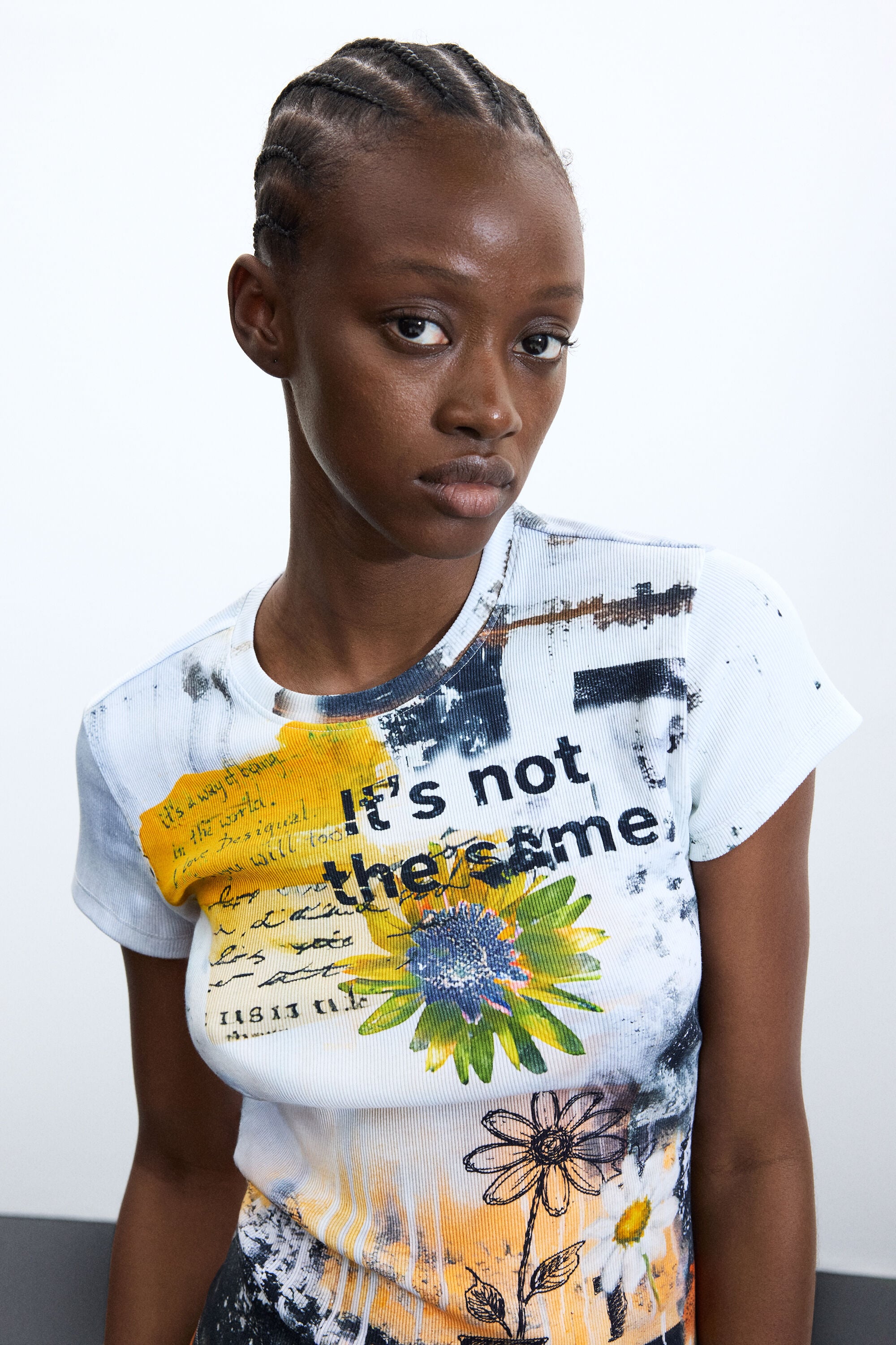 プリントTシャツ 綿100% マルチカラー 女性用 I Desigual.com
