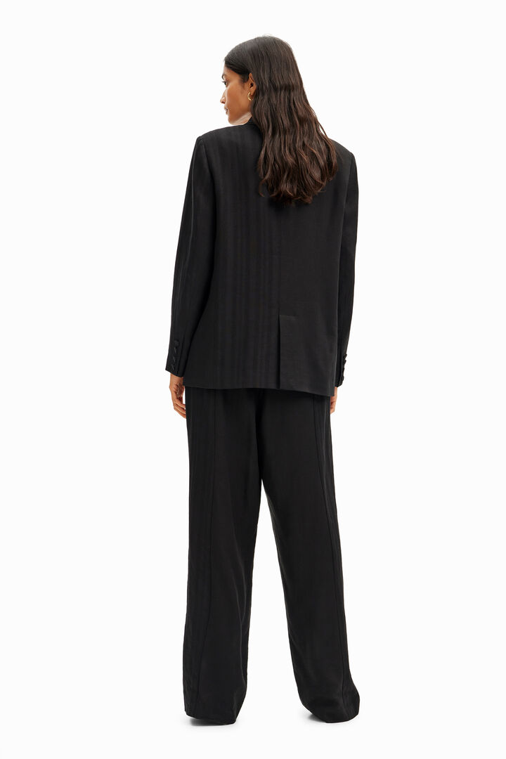 Blazer recta textura | Desigual