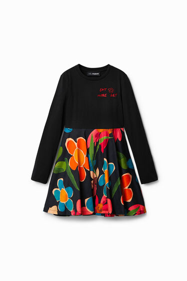 Vestido dois em um floral | Desigual
