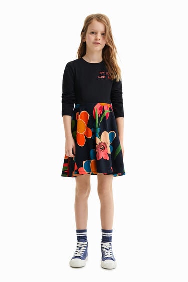 Two-in-one floral dress | Desigual