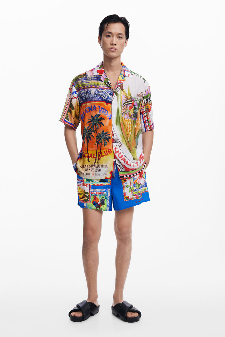 Postcard swimsuit | Desigual