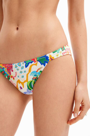 Jungle design bikini bottoms | Desigual