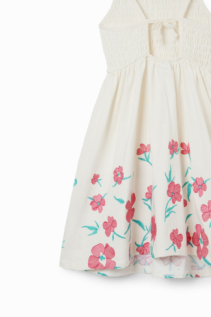Abito spalline fiori ricamati | Desigual