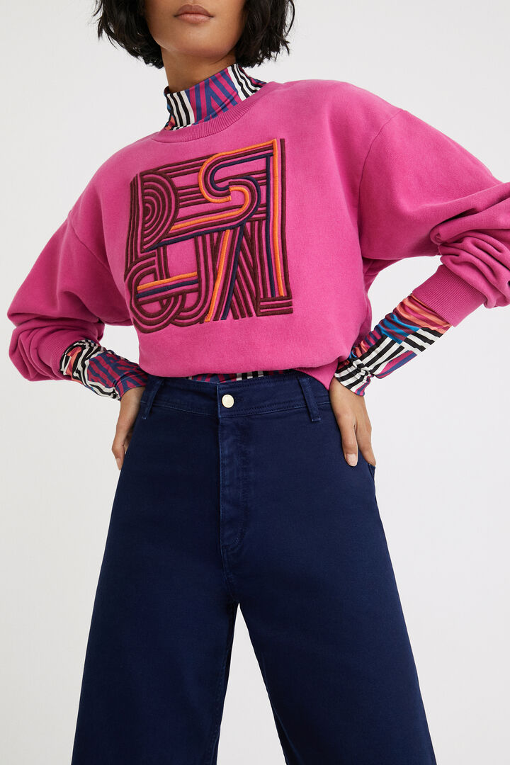 Jupe-culotte courte en jean | Desigual