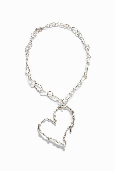 Collar corazón baño oro Zalio | Desigual