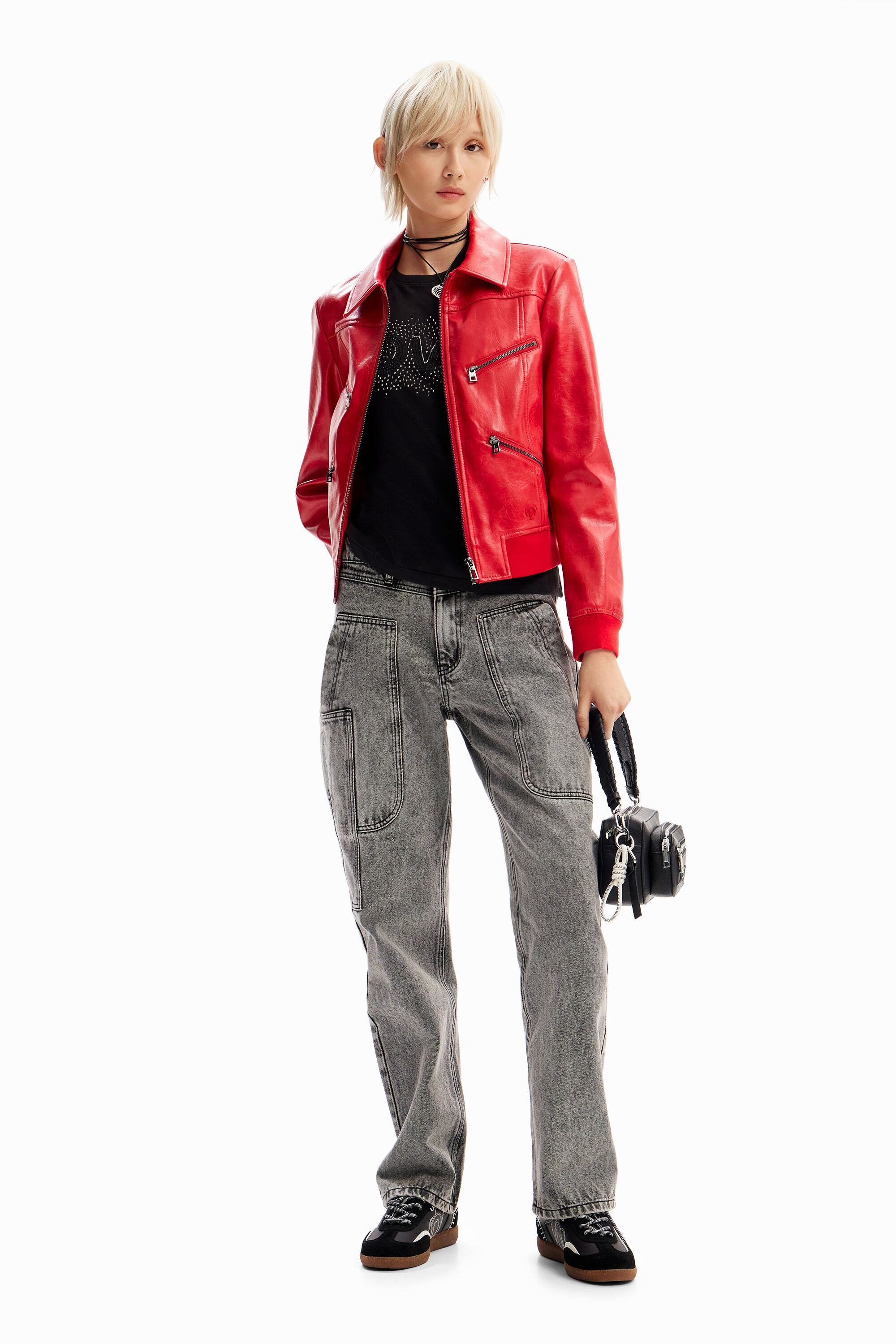 Women's Retro biker jacket I Desigual.com