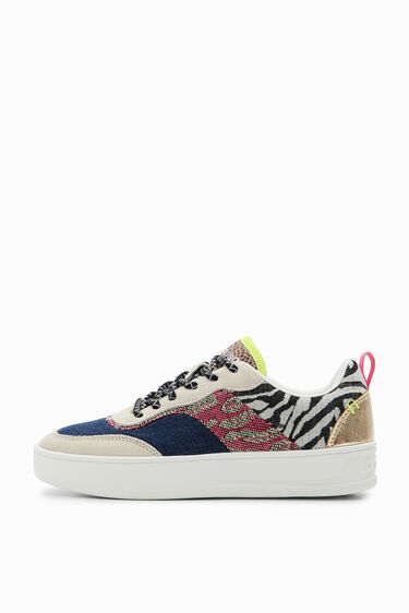 Sneakers plataforma patch | Desigual