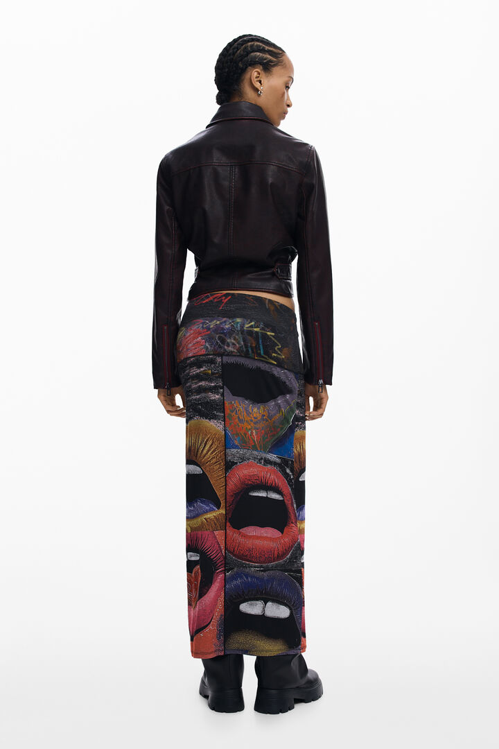 KNEE KNIT SKIRT | Desigual
