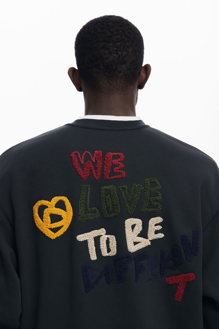 Embroidered sweatshirt | Desigual
