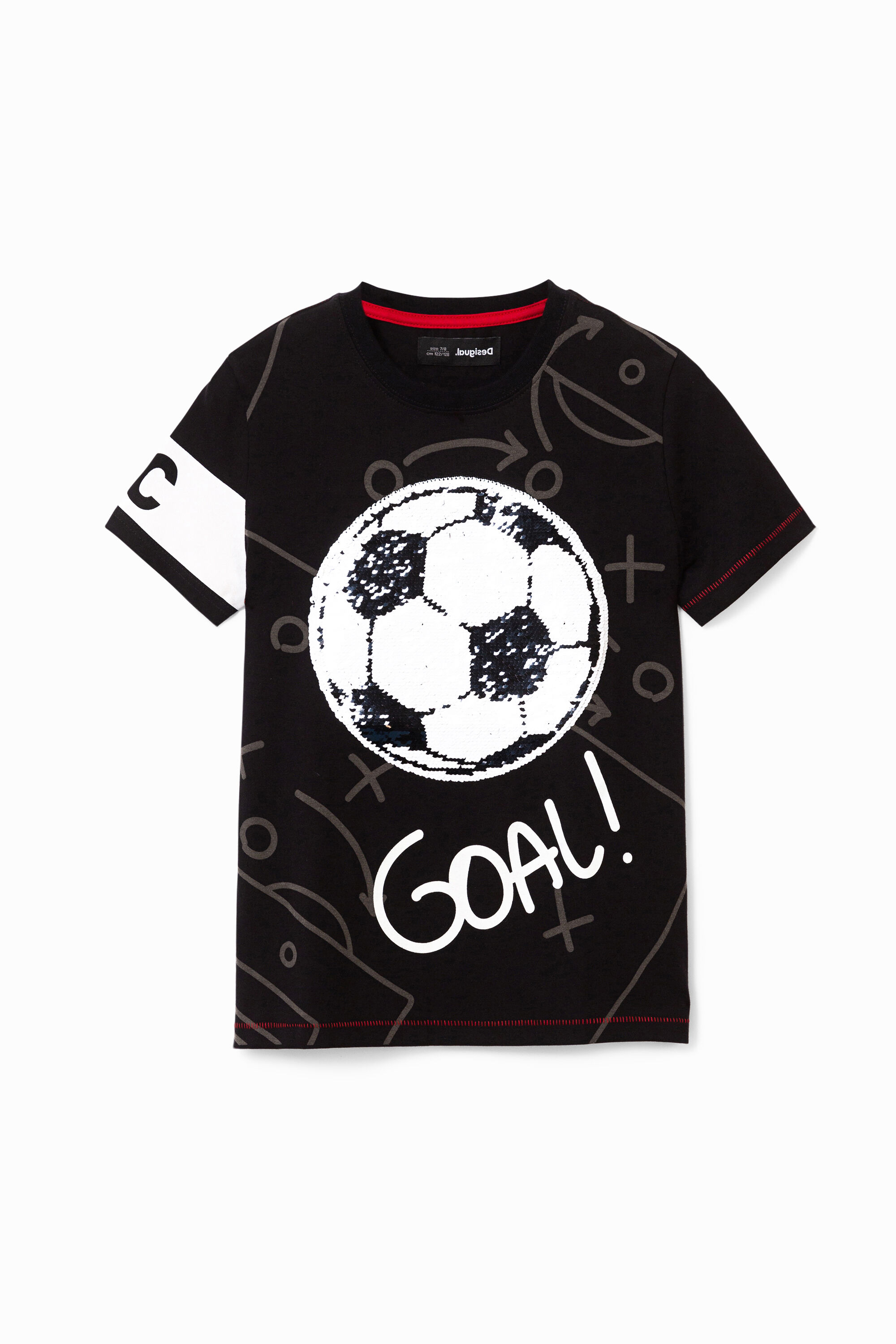 T-Shirt Fußball 100% Baumwolle