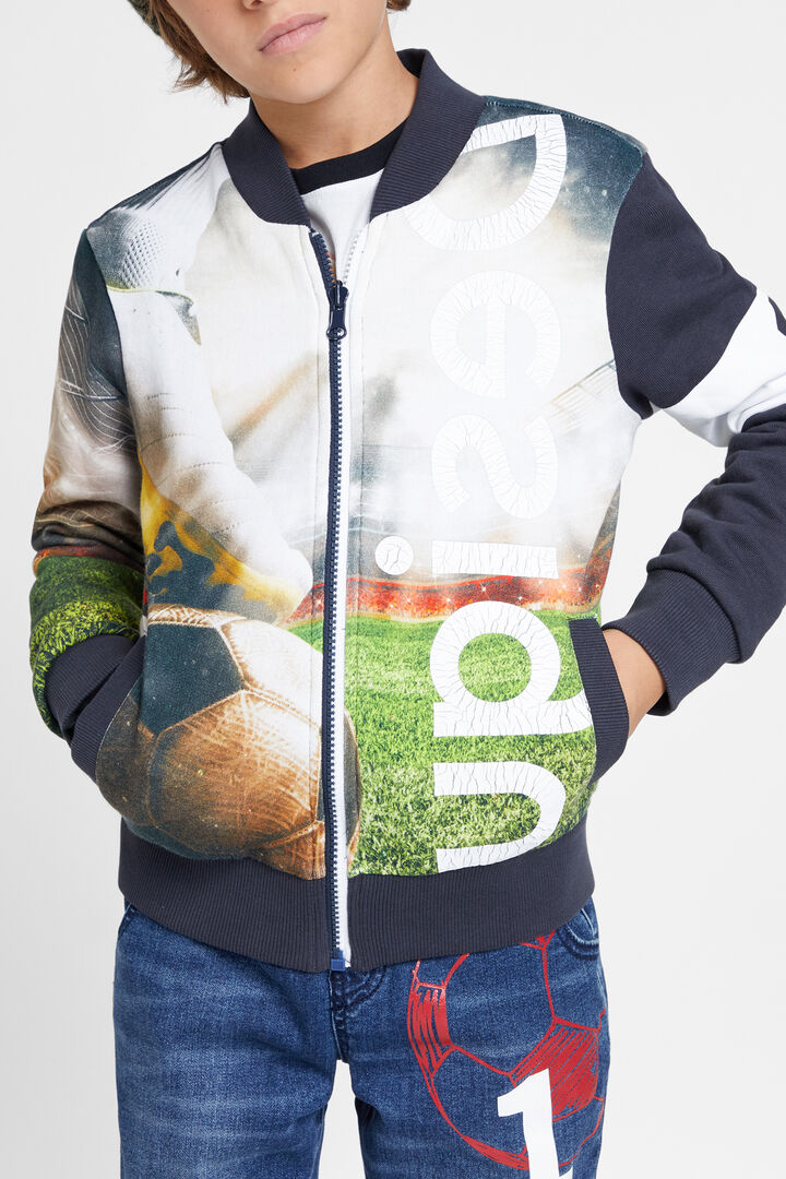 Reversible football sweatshirt | Desigual
