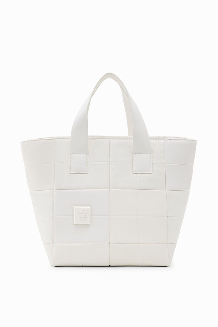 Midsize patchwork tote bag | Desigual
