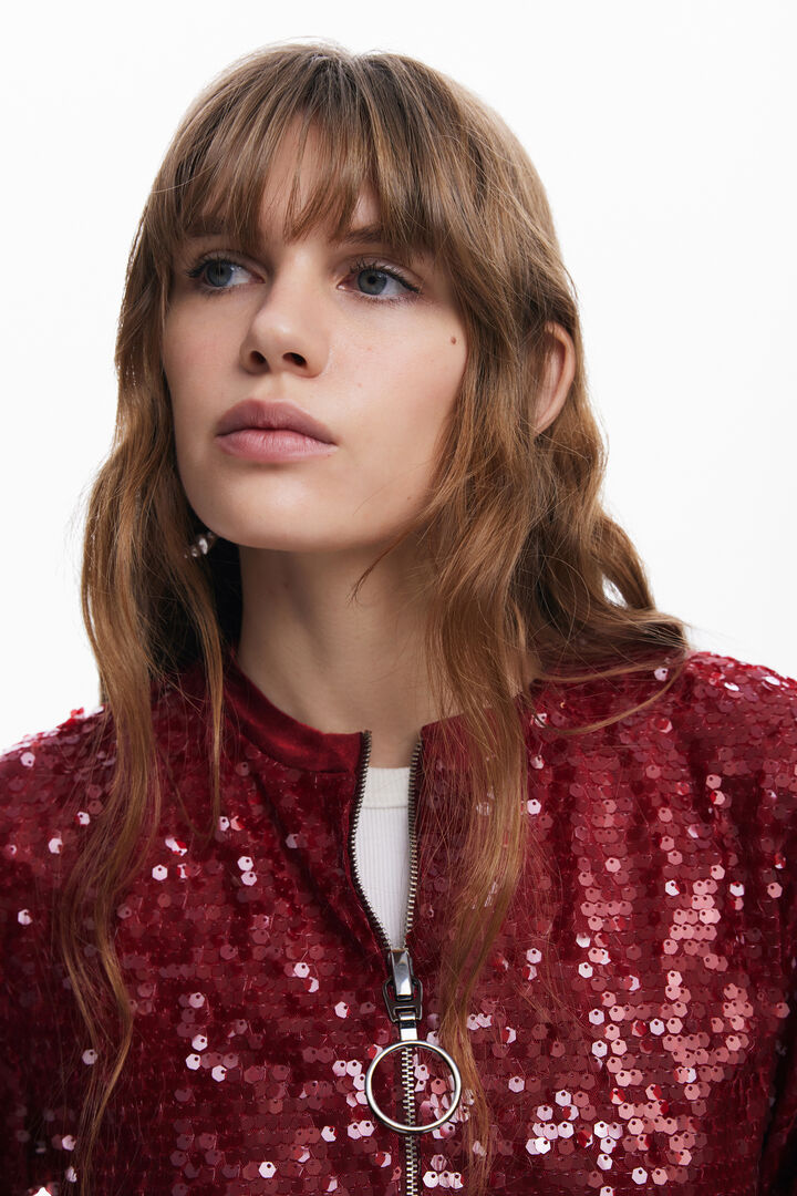 Bomber jacket with shine | Desigual