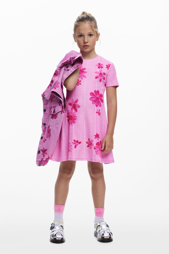 Vestido tablas flores | Desigual