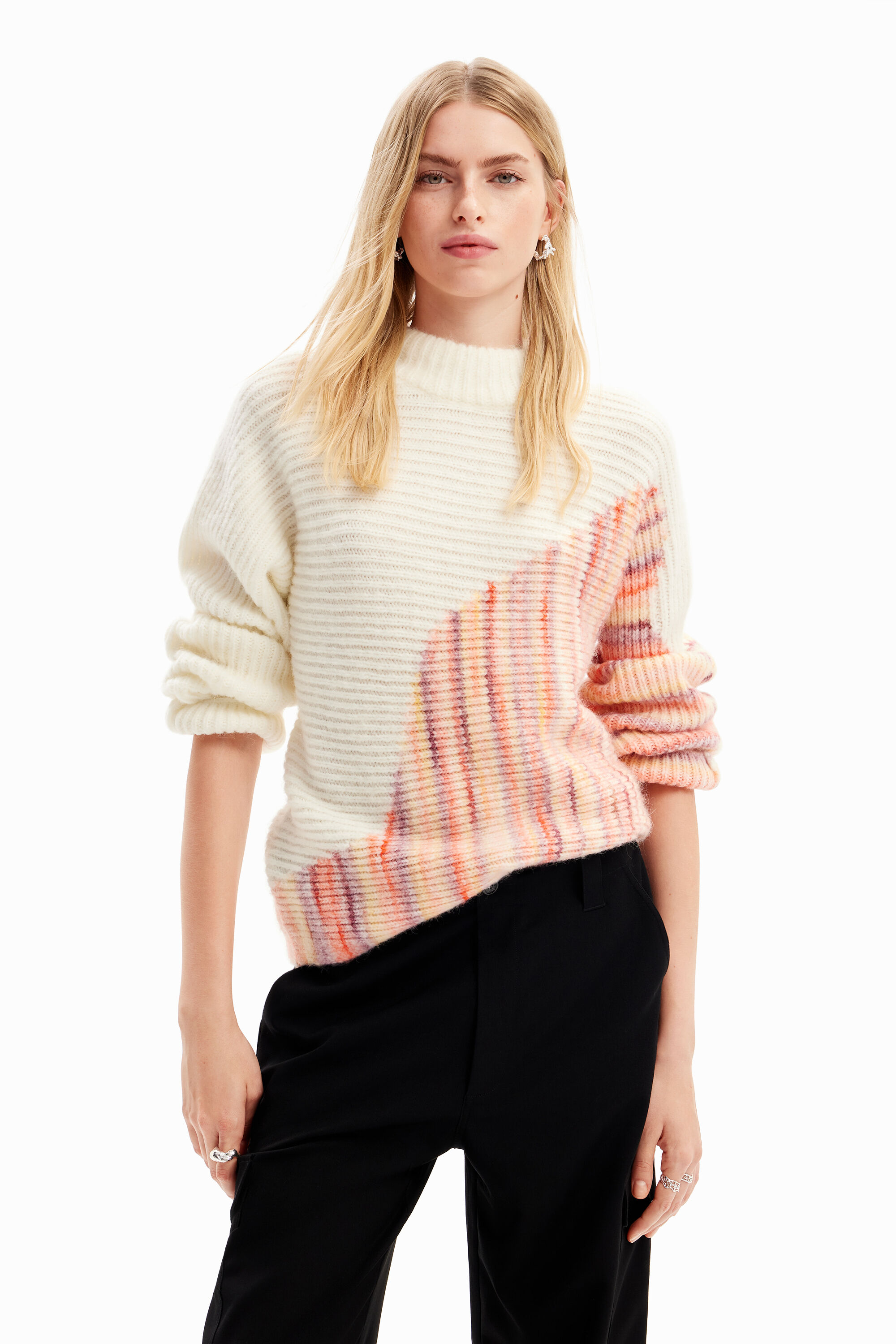 Desigual Asymmetric design pullover