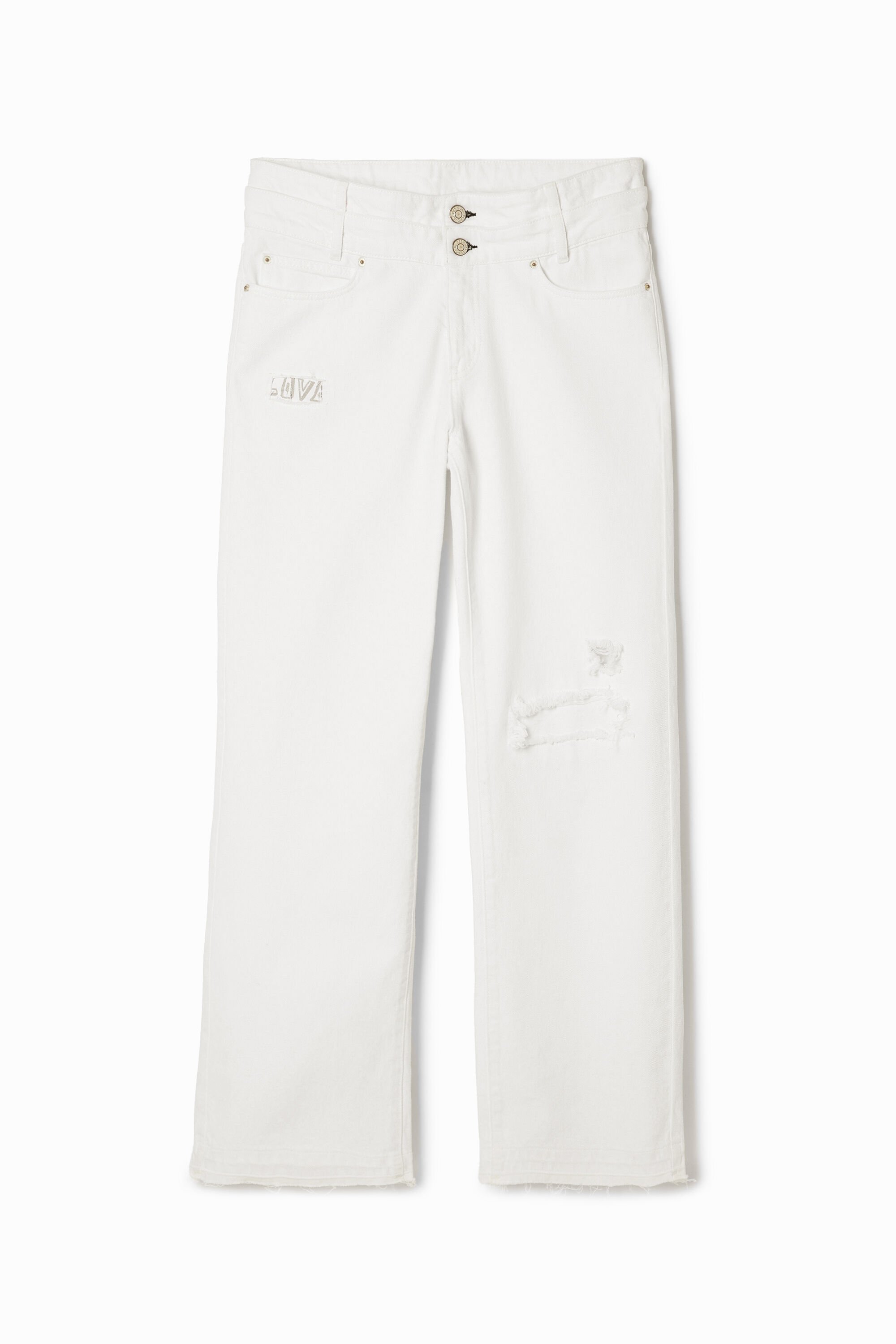 Pantaloni lunghi in denim