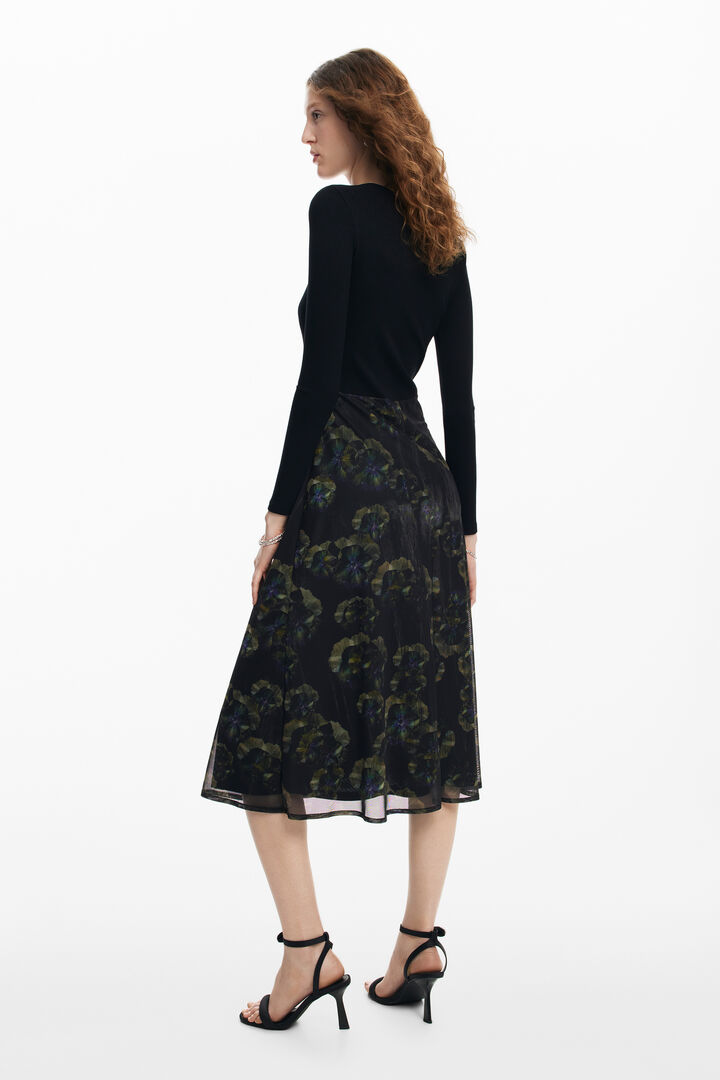 Vestido midi floral M. Christian Lacroix | Desigual