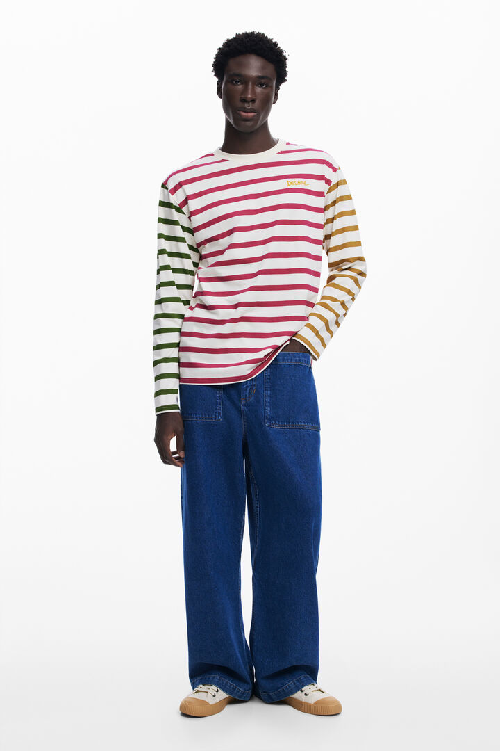 Multicolor striped T-shirt | Desigual