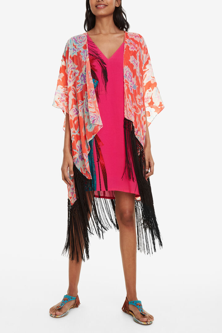 Fringed Poncho Zarzuela | Desigual