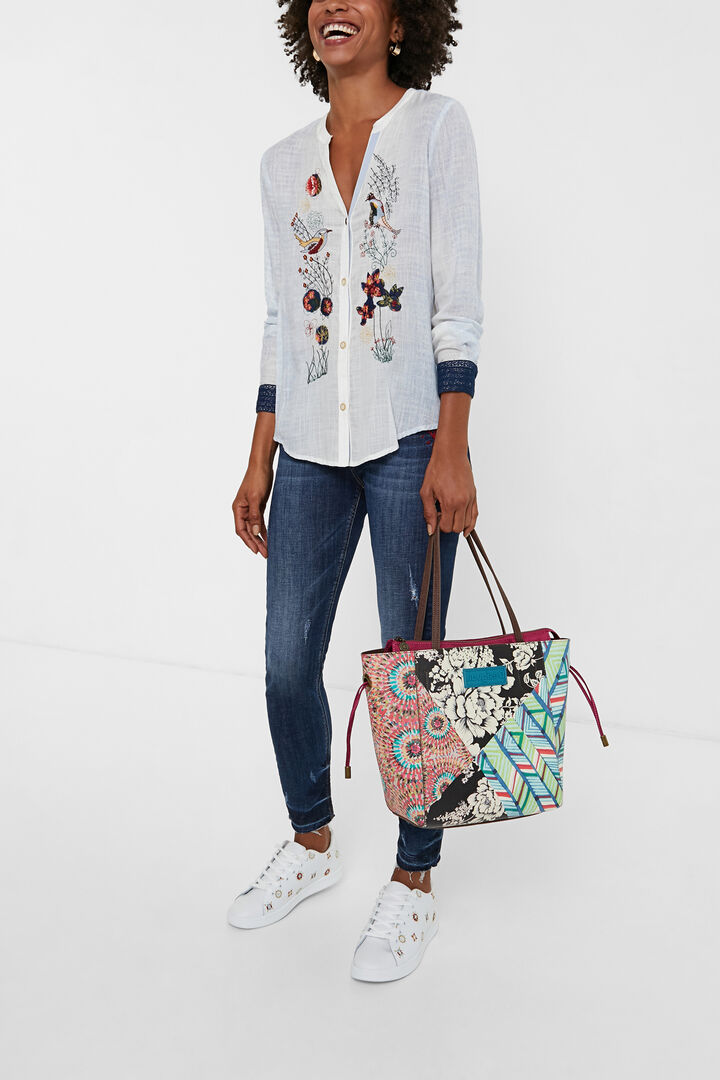 Bolso dos en uno multiestampado | Desigual