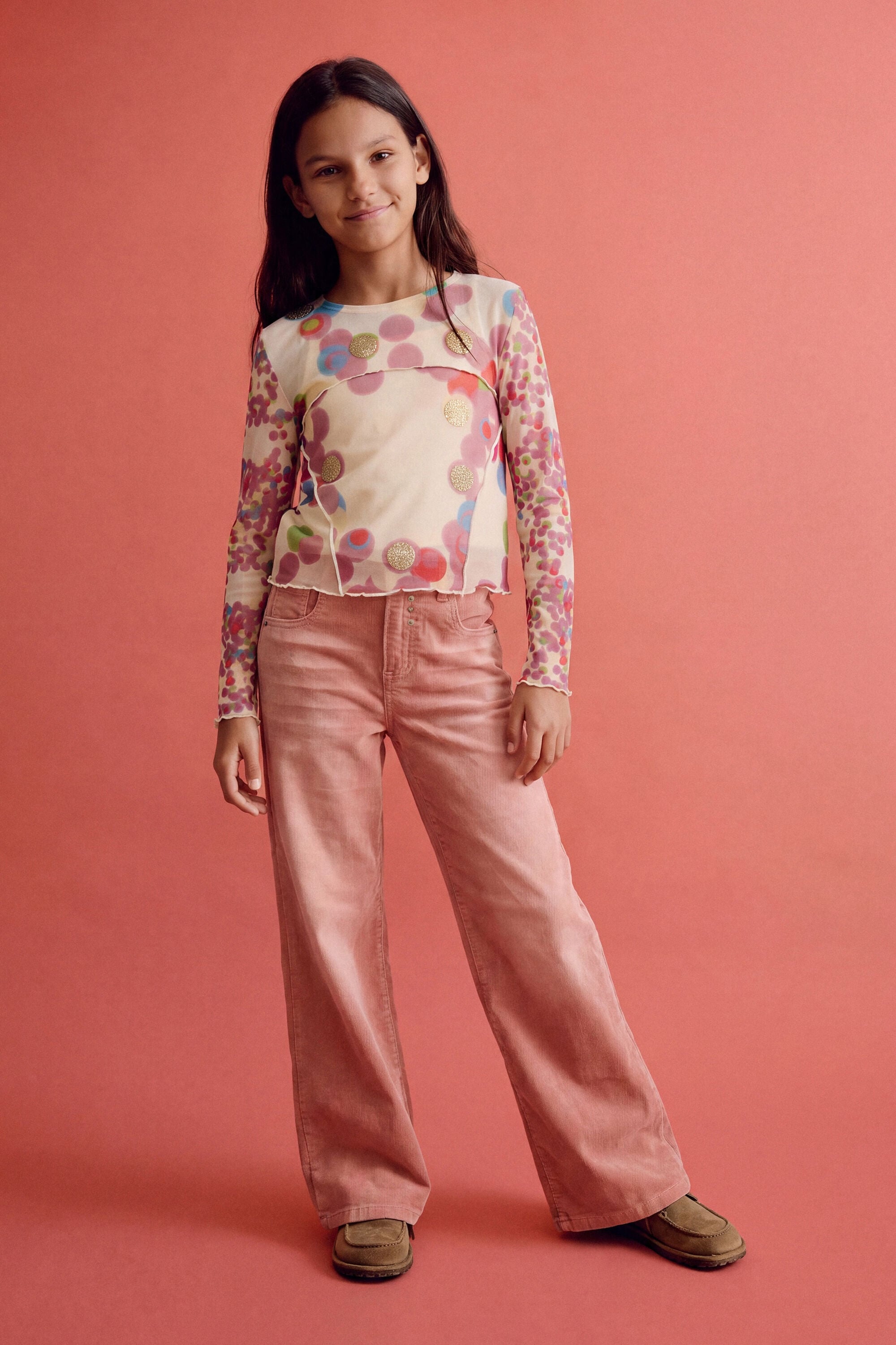 pantalón largo denim elástico