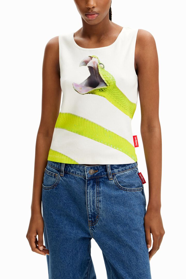 Tyler McGillivary蛇トップ | Desigual
