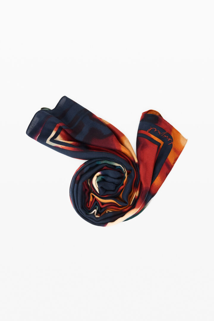 Foulard Rectangular Flores