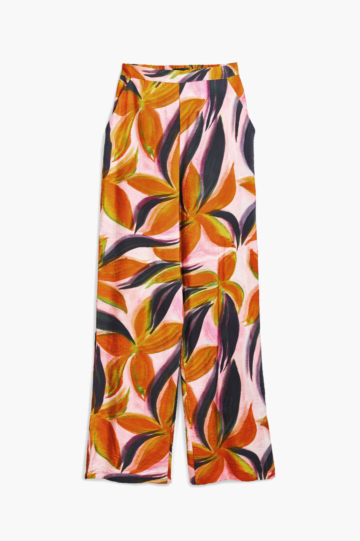 Floral print trousers | Desigual