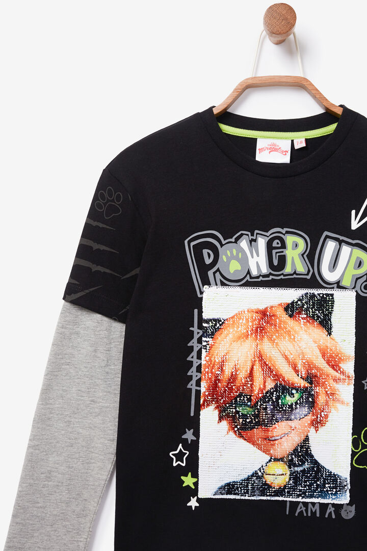 Unisex double sleeve Ladybug T-shirt | Desigual