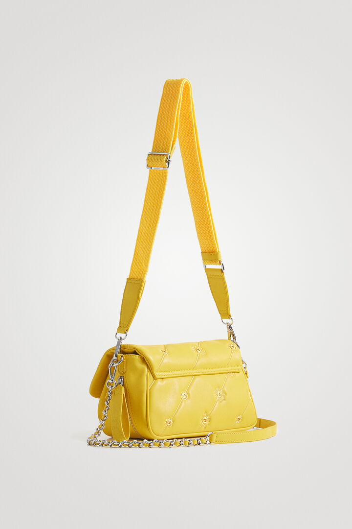 Leather effect padded sling bag | Desigual
