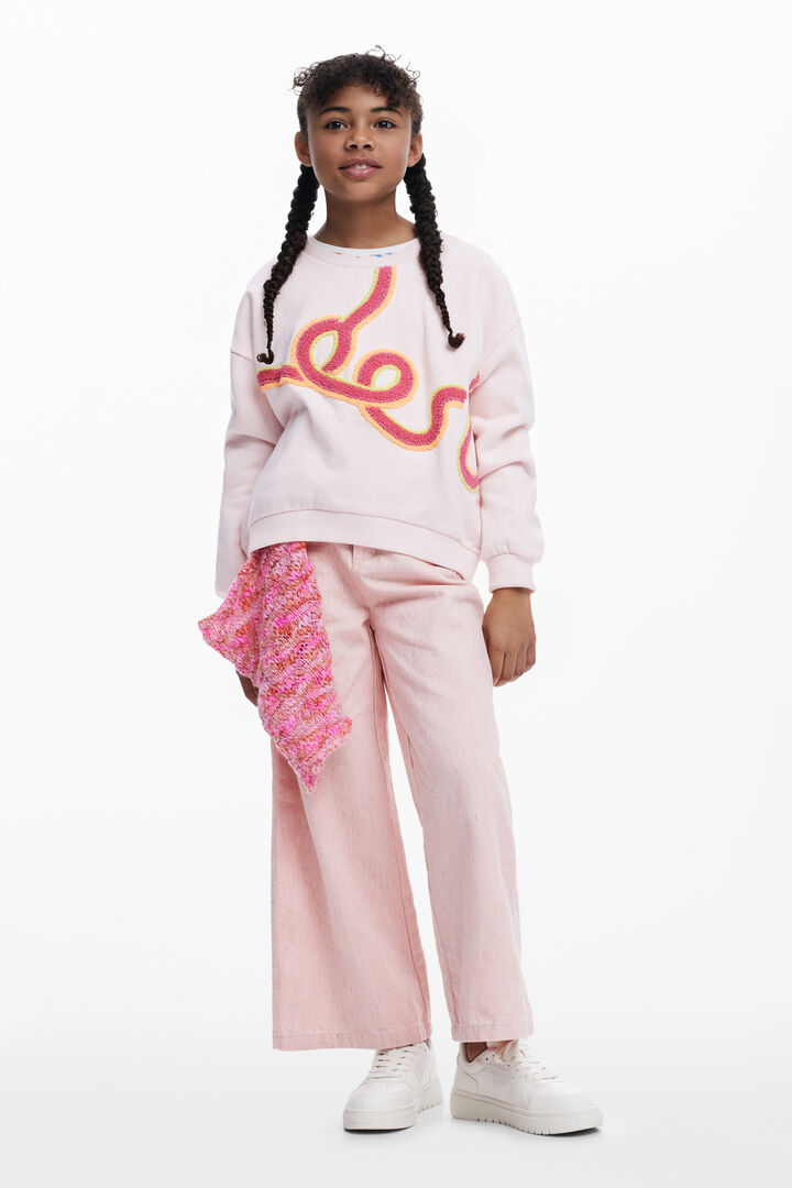 Pulover z logotipom boucle