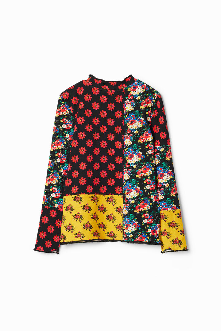 Shirt mit Blumen-Patch | Desigual